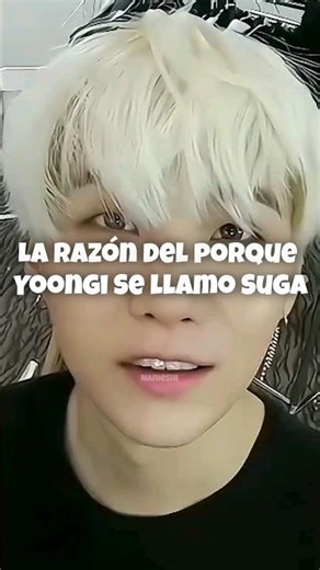 The reason why Yonngi was called Suga #Kpop #BTS