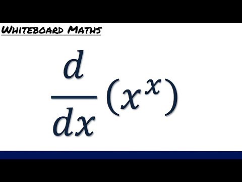 Derivative of x^x