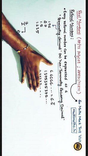 Terminating vs Non-Terminating Decimals | Simple Explanation in Seconds!