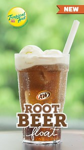 Looking to treat yourself to a little something extra? Introducing the New Rootbeer Float to our menu! Swing by your nearest #TropicalHut for a taste of this classic favorite today! | TROPICAL HUT HAMBURGER