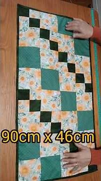 #caminho de mesa #retalhos #diy #sewing Passo a passo no canal.