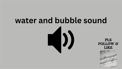 Sounds of Water and Bubbles for Relaxation