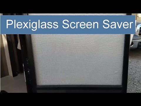 Pet Proofing Your RV Screen Door with Plexiglass, Easy DIY! Save your Screen!