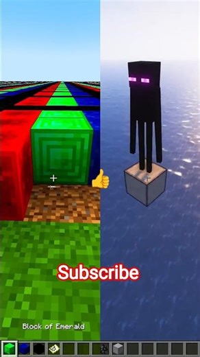 Minecraft Split-Screen: Giant Map Art & Enderman chaos