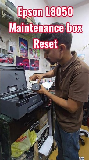 Epson L8050 L18050 L8100 C9345 Maintenance Box Reset Maintenance Box Chip Reset C9345 Restart
