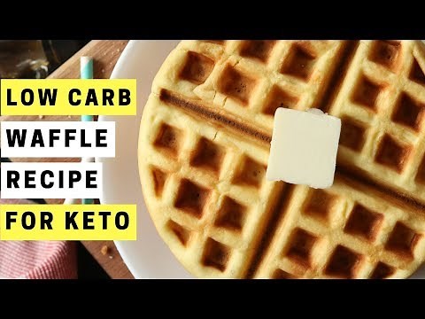 KETO WAFFLES RECIPE | HOW TO MAKE LOW CARB ALMOND FLOUR WAFFLES FOR THE KETO DIET