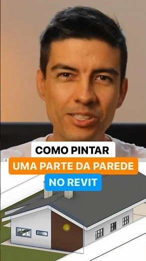 Como Pintar só uma parte da parede no Revit #bim #revit #cursoderevit #arquitetura #engenhariacivil