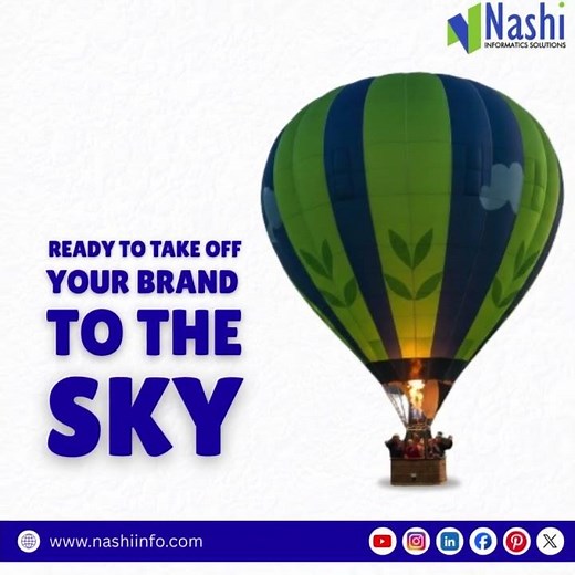 Take Your Brand to the Sky | Digital Marketing Services by Nashi Informatics