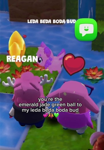 tag your emerald jade green ball 💚 and go find Leda Beda Boda Bud in the wild on dojo islands! #lidabidabodabutt #emeraldjadegreenball