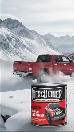 HERCULINER - Brush-on Bed Liner Kit - For truck -Short