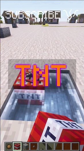 COMPLETELY STOP TNT DAMAGE with a single drop of WATER! | Redstone with PsiVolt #minecraft #redstone
