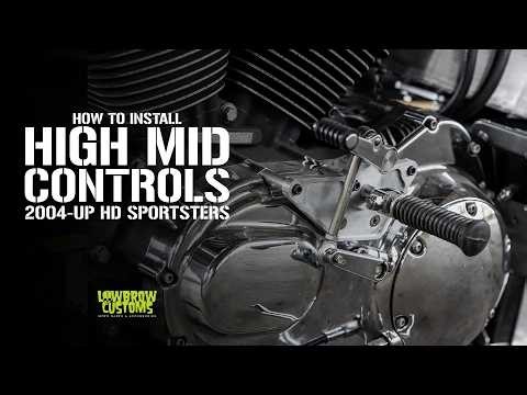 How To Install Lowbrow Customs High Mids Foot Controls on 2004-Up Harley-Davidson Sportsters