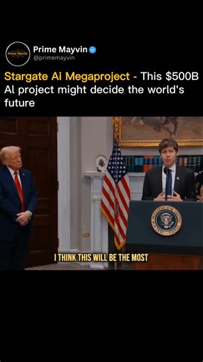 Wealth / Global Economy on Instagram: "Stargate’s AI Colossus: $500B Infrastructure Empire – World Savior or Power Grab? 🤖🌐 November 2025, a viral announcement from OpenAI’s blog spotlighted the Stargate Project in action at a White House presser—joint venture deploying $100B upfront for gigawatt-scale data centers in Texas and Michigan, scaling to 20 facilities nationwide with NVIDIA GPUs and Oracle clouds to train superintelligent models. Stargate LLC fuses OpenAI ops with SoftBank finance, 