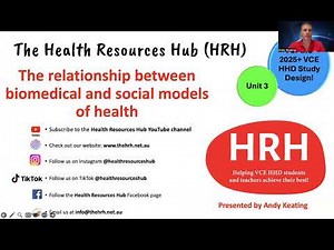 The relationship between the biomedical and social models of health (Unit 3).