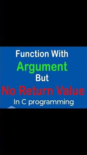 An example of the function type is an argument with no return value in C programming language 🤔🧐🤨👩‍💻