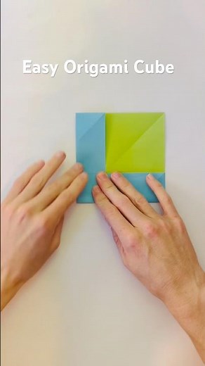Satisfying Paper Cube 🧊 One Sheet, No Glue! #origami #seamless