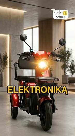 RIDE-E AMBER elektrinis triratis – pilna laisvė judėti kasdien
