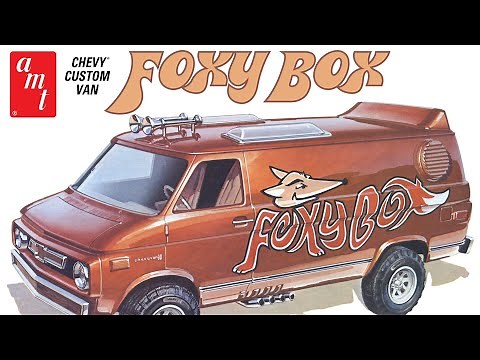 1970s Chevy Van The Foxy Box by AMT #modelkit #scalemodels #hobbys #autism