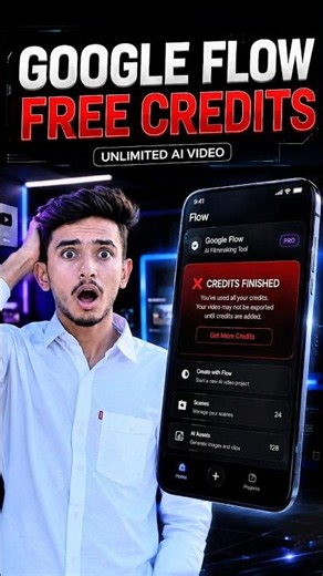 Google Flow Credit Problem? Flow ai unlimited free