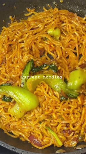 Spicy Current Noodles #fyp #currentnoodles #spicynoodles #comfortfood #minutesofeasycooking