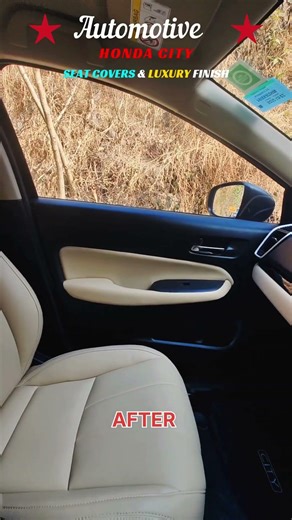 Honda City Gets a Premium Interior Upgrade 🔥 | Custom Seat Covers & Luxury Finish by Orchis Mumbai👌