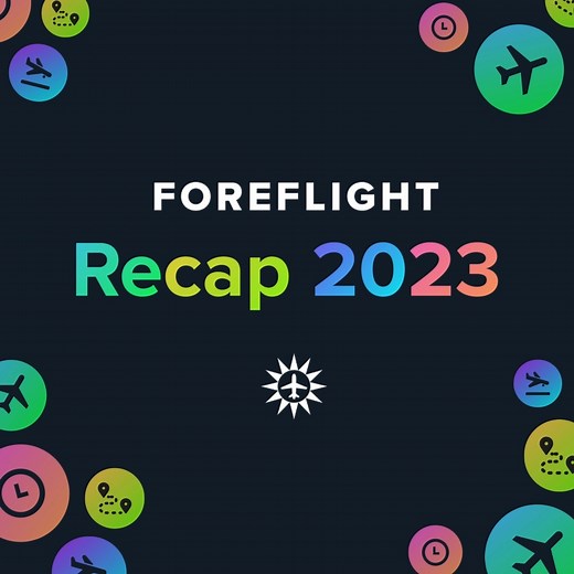 1.1K views · 25 reactions | Explore your 2023 flying adventures with ForeFlight Recap! From total hours to top destinations, Recap tells the story of your year behind the yoke. Log into ForeFlight Web at plan.foreflight.com/recap to view and share with friends! | ForeFlight | Facebook
