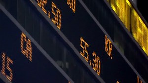 Large Scrolling Led Stock Ticker Shows Stock Stock Footage SBV-302366291 - Storyblocks