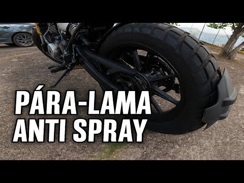 Instalação do Pára-lama Traseiro Anti Spray Scrambler 400X