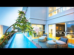 NARROW SMALL OUTDOOR POOL DESIGN IDEAS | AMAZING SMALL BACKYARD SWIMMING POOL DESIGN LIMITED SPACE