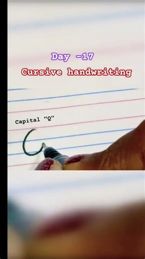 Capital Q to Small q ✍️ Messy to Neat Handwriting Transformation | Cursive Writing Practice