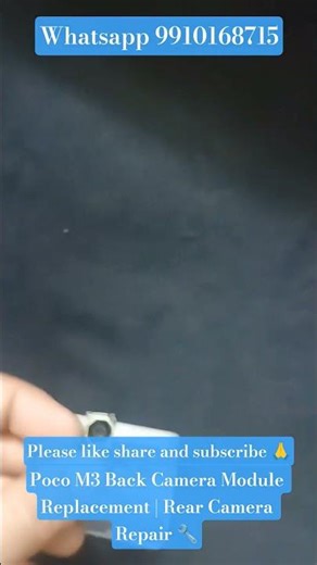 Poco M3 Back Camera Module Replacement | Rear Camera Repair 🔧