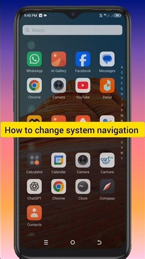 How to Change Navigation Bar Style on Android (3 Buttons / Gestures) 🔥