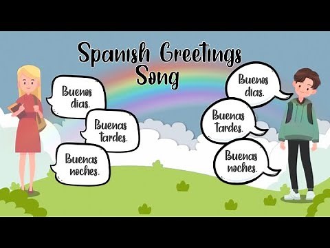 Buenos Días Song (con letra) Spanish Greetings Song for Kids! | Mi Camino Spanish