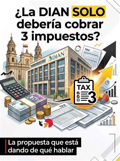 ¿Por qué la Dian debería solo cobrar tres impuestos? Esto dice el nuevo Gobierno 🔴 ¿Estas de acuerdo? 🗣 #grattzcontadores #impuestos #contador #tributación #reformatributaria
