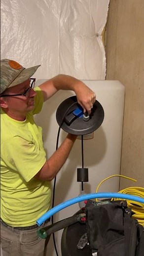 Installing float switch inside reservoir tank #cistern