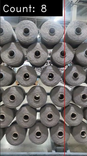 Efficient Yarn Bobbin Counting Using YOLOv11 | Object Detection | Object Tracking