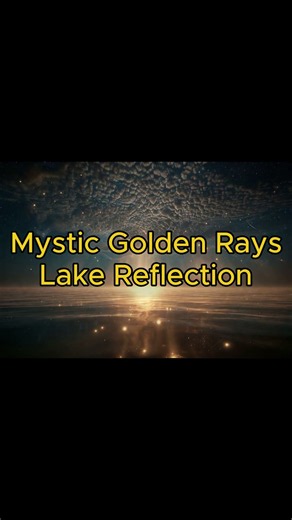Mystic Golden Ray Lake Reflection | Deep Sleep (Full 10 Hours)