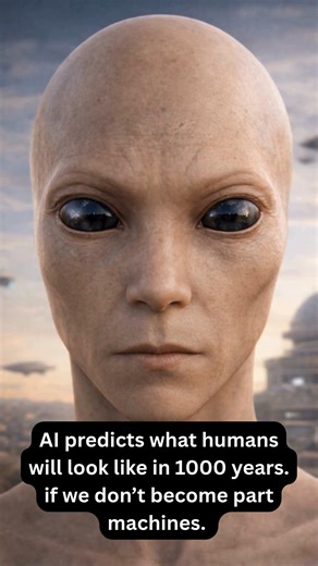 AI predicts what humans will look like in 1000 years. if we don’t become part machines. | World's Most Amazing Facts