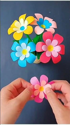diy fleurs en papier facile