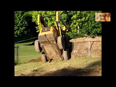 Unbelievable Bobcat Fails Truck Accident