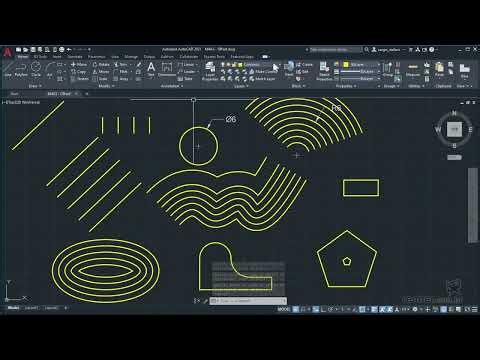 33 - Creating Parallel Copies | AutoCAD Basic and Practical
