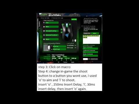 Tutorial: Making a quickscope macro - Razer Deathadder