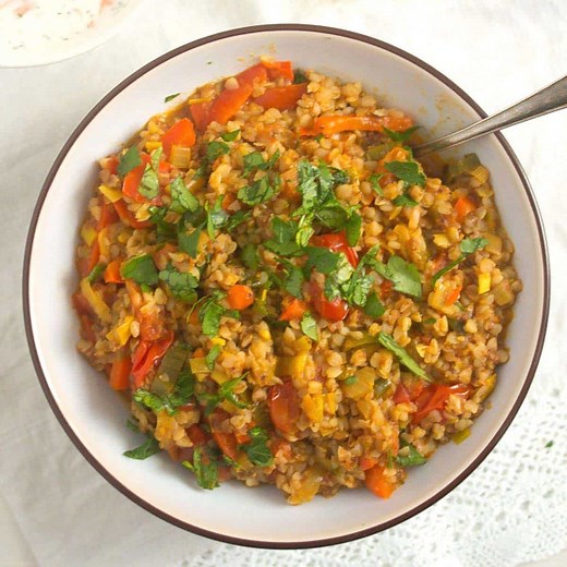 Vegetable Buckwheat or Kasha Recipe