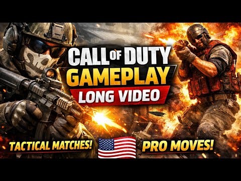Call of Duty Gameplay Long Video | Tactical Matches & Pro Moves (USA)