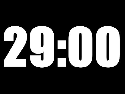 29 MINUTE TIMER | LOUD ALARM ⏰
