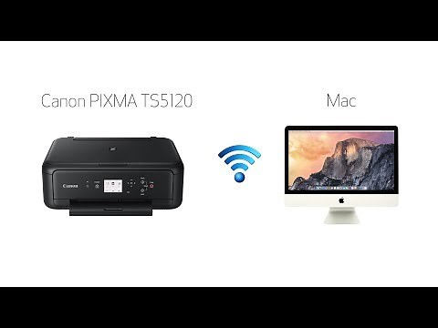 Setting up Your Wireless Canon PIXMA TS5120 - Manual Connect with a Mac
