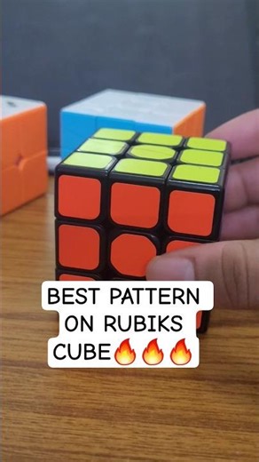 how to make plus pattern on rubiks cube🔥🔥