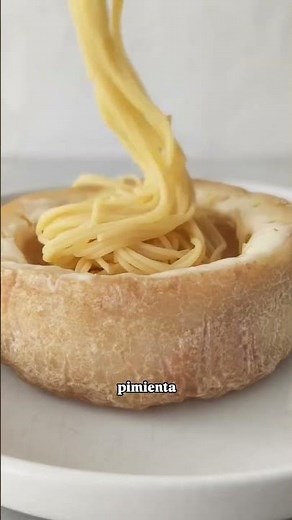 Pasta with Torta del Casar #easyrecipes #cheese