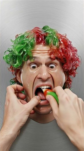 I can teach you how to make these slime face videos!