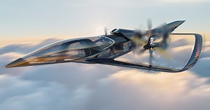 embraer pulse concept car vertically takes off with glass aircraft pod